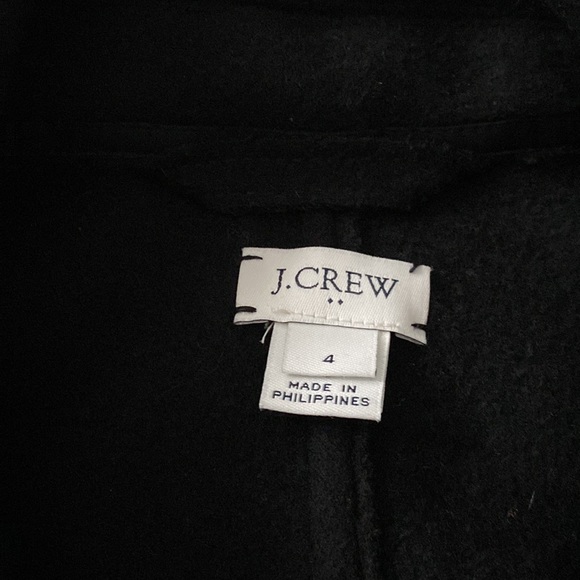 J. Crew Black Three Button Peacoat🖤🖤🖤 - Picture 3 of 9